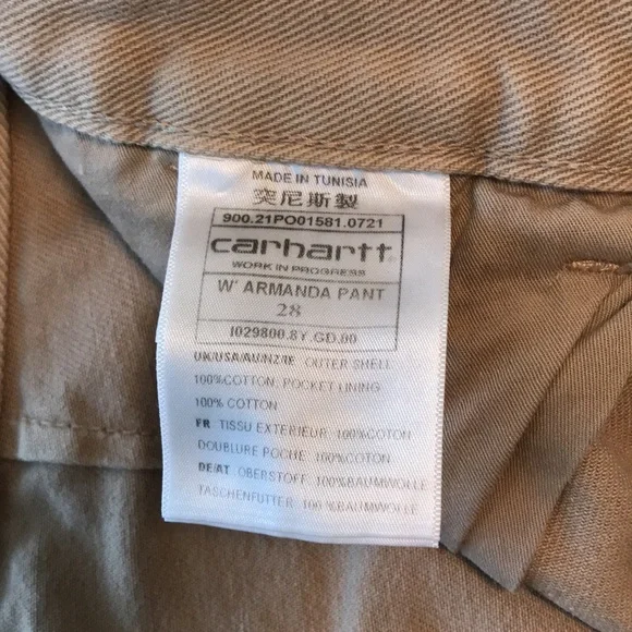 Carhartt WIP Women’s Armanda Pants - Picture 5 of 8